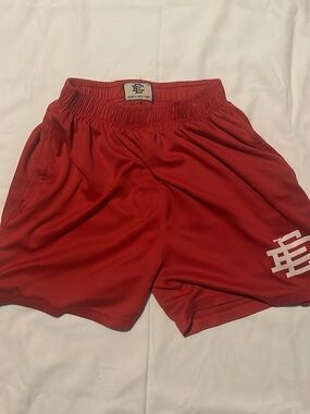 Eric Emanuel Men's Red Athletic Shorts